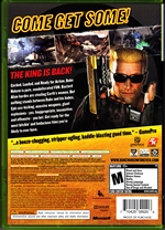 Xbox 360 Duke Nukem Forever Back CoverThumbnail